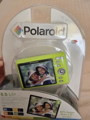 Sealed!! Polaroid i835 8.0MP Digital Camera - Silver - Image 1 of 3