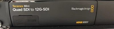 Two Blackmagic Design Teranex Mini Quad SDI to 12g SDI and 12g-SDI to Quad SDI - Image 1 of 4