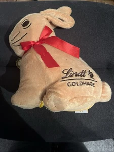 LINDT Goldhase - Hase Plüschtier - 25cm Gross - mit Geheimfach  - Bild 1 von 9