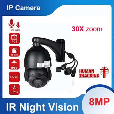 iBirdView Hikvision Compatible 8MP 30XZoom POE Camera Auto-Tracking Night Vision - Image 1 of 4