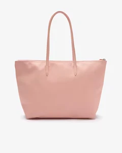 Lacoste Women's L.12.12 Concept Zip Tote Bag -pink - Picture 1 of 4