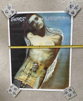 RARE JANES ADDICTION ORIGINAL UK POSTER grunge nirvana Jane’s Pearl Jam Pilots ￼ - Image 1 of 4