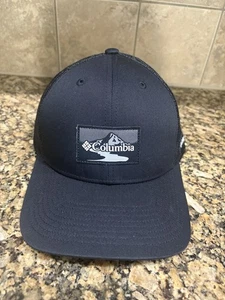 Columbia Mesh Snapback Hat Mountain Logo Patch Farbe: Schwarz O/S (neu mit Tags) - Bild 1 von 8