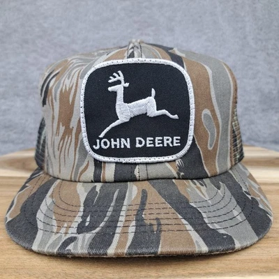 De colección John Deere Sombrero Gorra Snap Back Camuflaje Malla Camionero Parche Hecho EE. UU. K Productos Foto 1 de 4