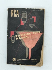 Tubo di ricezione RCA vintage manuale RC-16 1950 tascabile - Foto 1 di 5