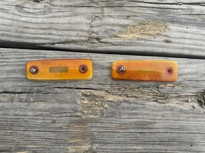 Juego de 2 lentes de luz de señalización lateral para camioneta Toyota 1979/1983 OEM Foto 1 de 2
