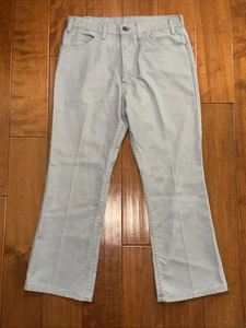 Pantalones de Colección Levis Sta Prest Para Hombres 30x27 Gris Bootcut Vestido Negro Pestaña De Colección Años 80 - Imagen 1 de 18