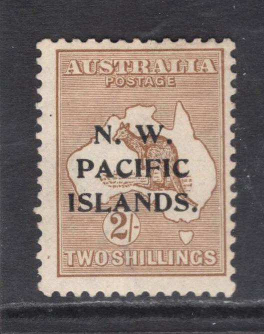 M16398 Nueva Guinea 1915 SG91 - 2/- marrón (a). Foto 1 de 1