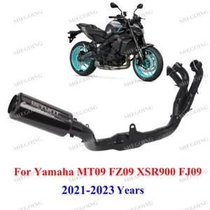Sistema completo de escape antideslizante para Yamaha MT09 FZ09 XSR900 21-23 motocicleta MT09 - Imagen 1 de 5
