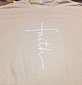 Faith Cross - Transferencia de hierro para camiseta y otras telas - Imagen 1 de 7