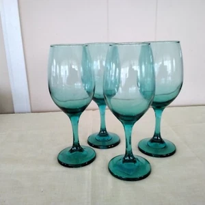 Cristar Rioja Wein/Wasserbecher Gläser rauchgrün 13 oz 4er Set - Bild 1 von 4