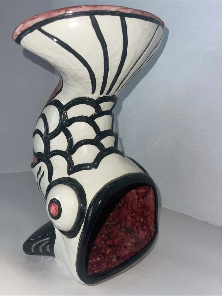 "Chimenea de mesa Tiki chimenea suculenta candelabro chimenea 11"" Fish Chiminea" Foto 1 de 4