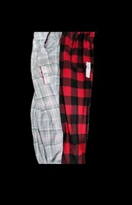 Womens Bundle of Size 2X Pajama Pants With Pockets/ Red Plaid, Pink Plaid *New* - Picture 1 of 1