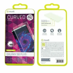 Muvit Film pour Samsung Galaxy S8 Plus protection écran verre trempé - Photo 1 sur 2