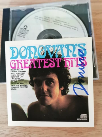 DONOVAN SIGNED GREATEST HITS CD Cover