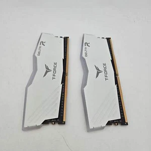 TeamGroup DELTA RGB 16GB (2x8GB) RAM DDR4 3200MHz TF4D48G3200HC16CBK Gaming RAM - Picture 1 of 8