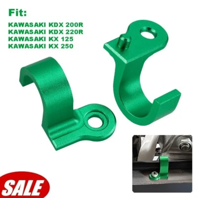 Зажим направляющий держатель заднего тормозного шланга с ЧПУ для KAWASAKI KDX 200R 220R KX 125 KX 250 - Изображение 1 из 4