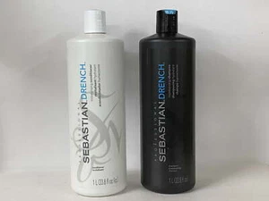 Sebastian, Drench moisturizing shampoo & conditioner liter duo set 33.8 oz - Picture 1 of 1