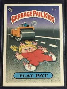 1985 Topps Garbage Pail Kids GPK Card First Series 1 OS1 Matte 31b Flat Pat - Bild 1 von 7