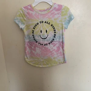 So Girl’s S 7 Years Tie- Dye T - Shirt Short Sleeve  - Picture 1 of 3