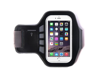 Neoprene Breathable Mesh Grill iPhone 6 (4.7") Ultimate Armband Black 44cm - Picture 1 of 6