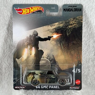 Panel GMC 4/5 Hot Wheels Premium 2023 Star Wars The Mandalorian '64 Foto 1 de 4