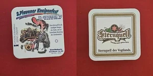 Sternquell Plauen 3. Plauener Kneipenfest '98 Brauerei Bierdeckel Bier - Bild 1 von 1