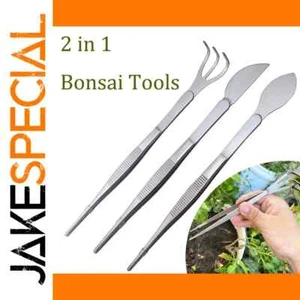 JakeSpecial – 2-in-1 Stainless Steel Bonsai Rake and Tweezers - Bild 1 von 20