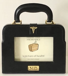 Mudpie Picture Photo Photograph Frame Briefcase M.D. Medical Doctor Bag Nurse - Picture 1 of 5
