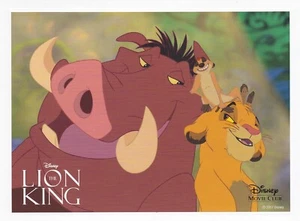Der König der Löwen Disney Movie Club Lithographie Timon Pumbaa Simba 2017 DMC 5x7 - Bild 1 von 1