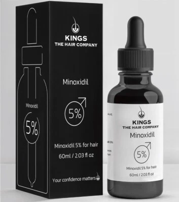 KINGS THE HAIR COMPANY Kings Topical 5% Minoxidil Alcohol-free formula - Hair Growth Serum