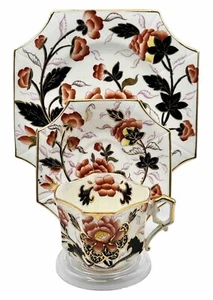 Vintage Wileman Tea Trio "Japan - Oriental Flowers 3532" - Picture 1 of 14