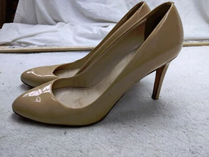 J Crew Italy Womens 8 Beige Heels Pointed Toe Pumps Dress Classic Stiletto Shoe - Picture 1 of 10