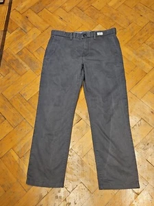 TOMMY HILFIGER DENTON Chinos Stretch Straight Fit - W33 L32 - Grey - Men’s - Picture 1 of 9