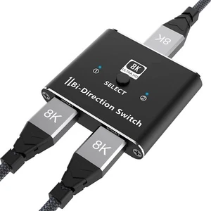 MaanBey HDMI Bi Directional Switch/Splitter 8K 60Hz 48Gbps Transmission Rate - Picture 1 of 8