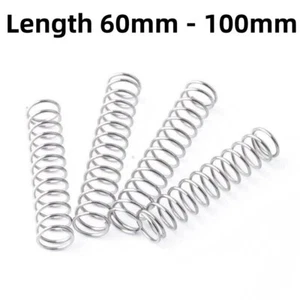 60mm - 100mm Galvanized Compression Spring Wire Dia 0.6mm Dia 5mm - 11mm Length - Picture 1 of 9