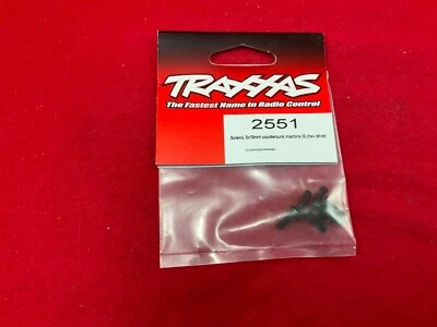 Traxxas 2551 3X10 MM COUNTERSUNK HEX SCREWS (6) MACHINE UDR XO-1 NEW - Image 1 of 3