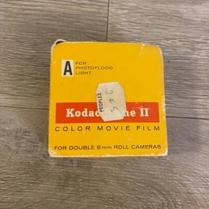 Kodak KODACHROME II Movie Film 25 ft Double 8mm Roll Camera A Photoflood 1968 - Picture 1 of 7