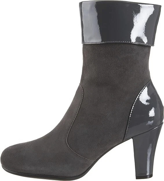 Botas de tornozelo femininas aerossóis torre controle tamanho 7,5M cinza escuro camurça novas em Bo - Imagem 1 de 4