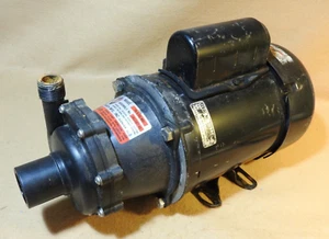 March TE-5.5C-MD Magnetic Drive Pump, Marathon Motor, 1ph, .33HP - Used - Picture 1 of 4