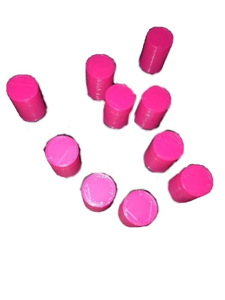 O Scale Model Railroad Scenery 10 Drums Barrels 55 Gallon Pink - Image 1 of 1