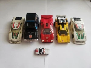 🔥🚨Vintage Transformers Lot WheelJack Sideswipe Sunstreaker 80s Retro EUC - Picture 1 of 10