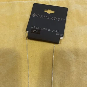 Sterling Silber Kette 20" Primel von Kohls Neu - Bild 1 von 5