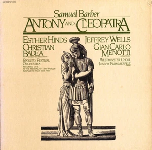 3LP Box BARBER Antony and Cleopatra HINDS WELLS NewWorldRecords NW-322 NM 1983 - Bild 1 von 3