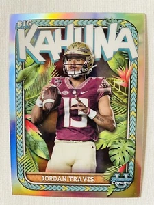 2023 Bowman Chrome University Jordan Travis Big Kahuna #TBK-7 Florida State FSU! - Picture 1 of 2