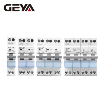 GEYA Manual Changeover Transfer Switch 1/2/3/4P 63A Dual Power For PV Solar&Grid