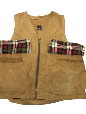 Vintage Red Head Duck Hunting Vest SHELL POCKETS back GAME Pocket L - Image 1 of 4
