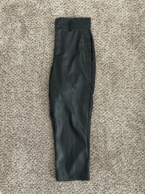 Tart Women Black Faux Leather Pants M - Image 1 of 4