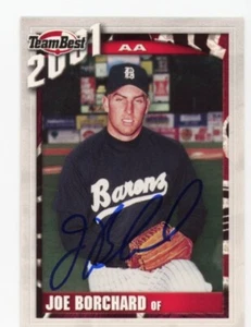SIGNED BASEBALL CARD AUTO CHICAGO WHITE SOX JOE BORCHARD 2001 TEAM BEST #14 - Picture 1 of 1