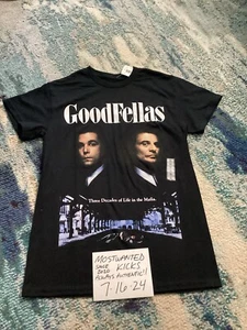 NWT Goodfellas Official Movie Shirt Ripple Junction Black Men’s Sz S FREE SHIP! - Picture 1 of 4